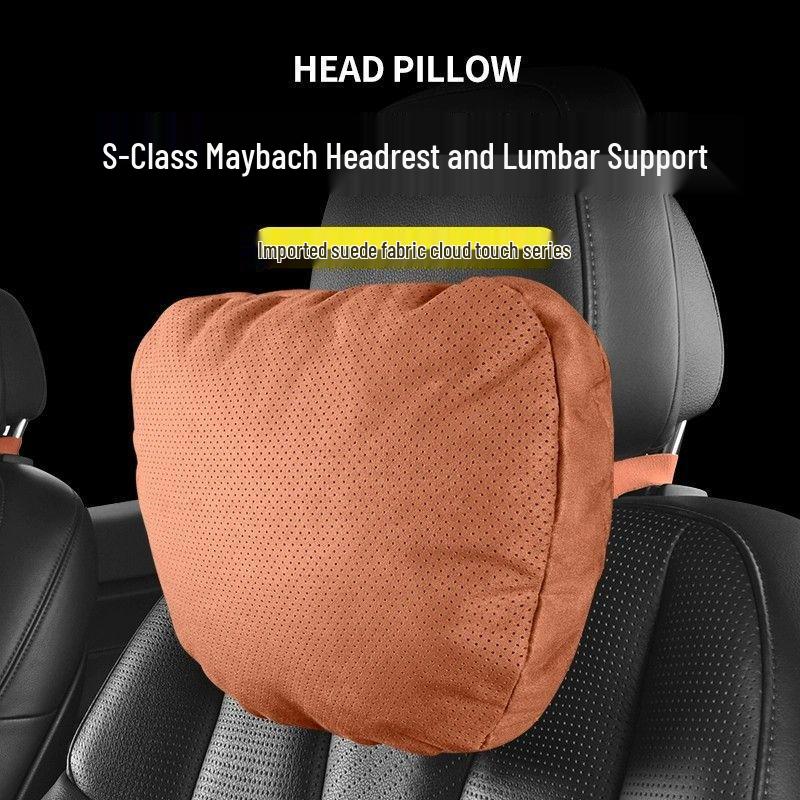 All-Season Soft Car Neck Pillow & Lumbar Support for Maybach