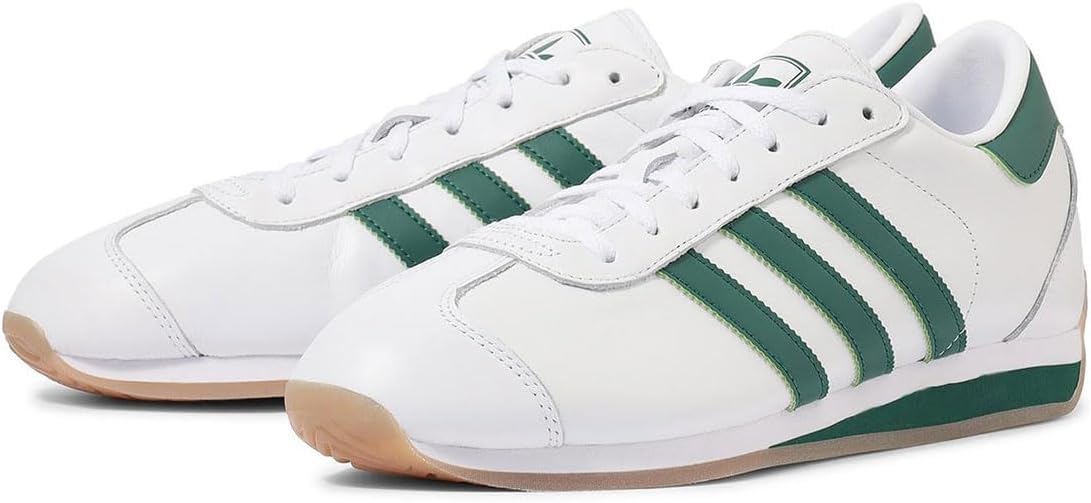 

Adidas Country II Footwear Size Sneakers, White/Green/Footwear White, IG4551, 27.5cm