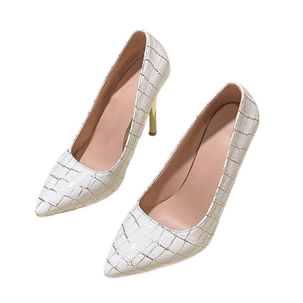 Fashion FHC New Office Lady Working Shoes,Women Pumps,Snake Pattern High Heels,Pointed Toe,Slip On,Black,Red,Beige,Apricot,Dropship