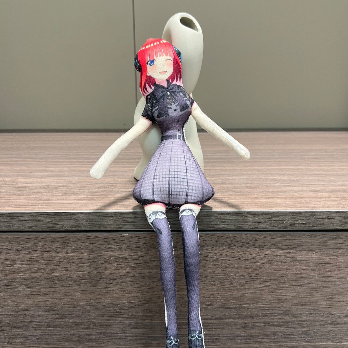 28cm Ichika Nakano Nino Nakano Pluche Speelgoed Met Skelet Lichaam Handgemaakt Pluizig Verzamelobject Cadeau Bureau Decoratie Dropshipping 28cm