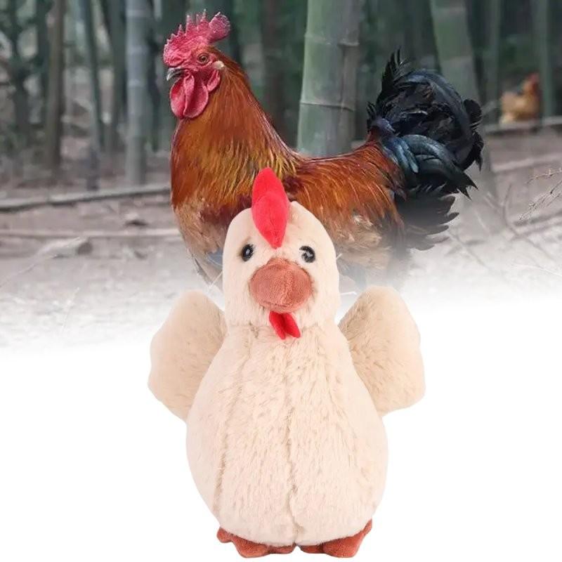 Chicken Cartoon Plush Toy Doll Room Decoration Children Festivals Gift Pp Cotton