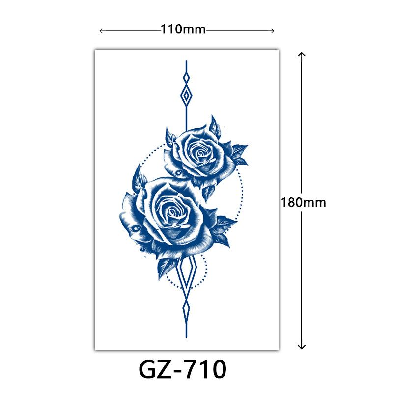 Autocolante Tatuaj cu Suc, Autocolante Tatuaj Herbal, Autocolante Tatuaj Semi-Permanent cu Litere Engleze Tatuaj