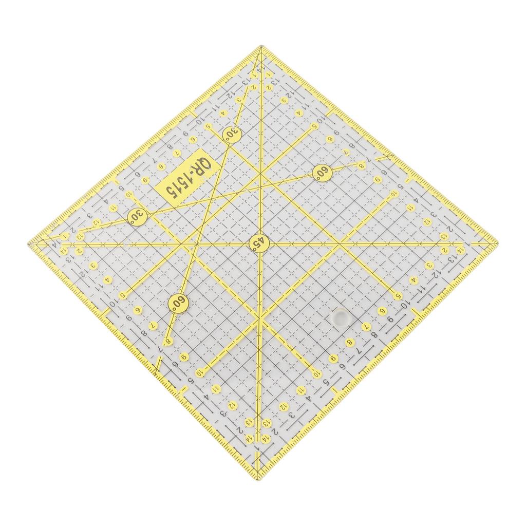 Sewing Ruler, Acrylic Sewing Rulers Quilting Patterns with Plastic Material for Home and Professional Settings