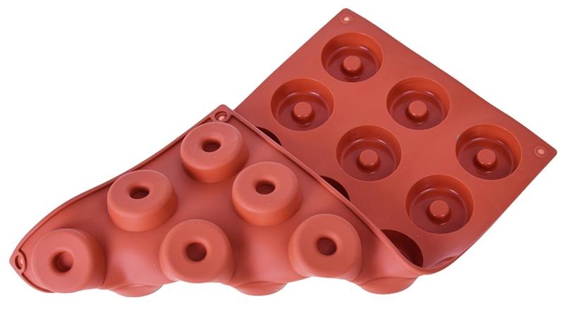Forma Silikonowa Do Pieczenia Mini Donaty Pączki Z Dziurką 18Gn