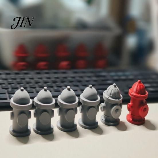 3D Printed Hydrant Toy Fidget Clicker, Mini Fake Finger Stress Clicker Relief Push Toy, Gift for Kids Teens Adults