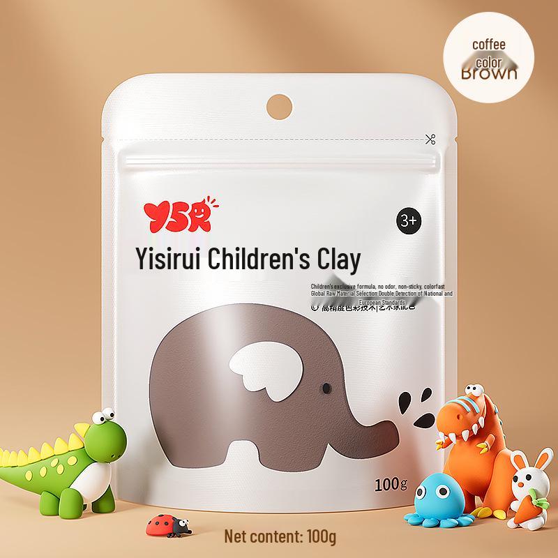 Yi Si Rui Odorless Ultra-Light Clay 100g - Children s Safe, Colorful, Handmade Modeling Clay for Kindergarten