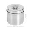Edelstahl Salbentopf Verbandwattebox Iodophor Gazebehälter 12cm   4.7in