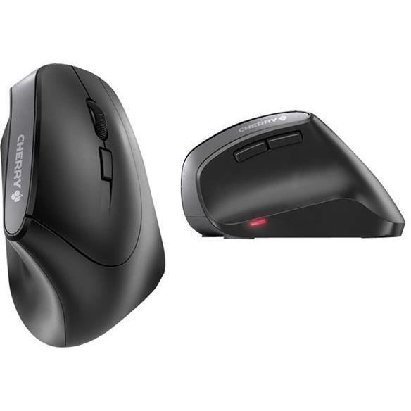 Souris sans fil ergonomique - CHERRY MW 4500 - Pour soulager le poignet avec inclinaison à 45° - Noir