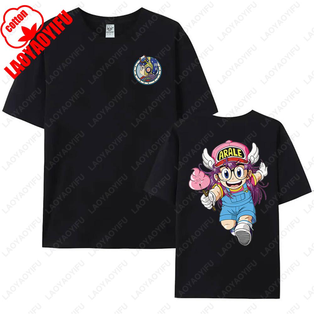 Cartoon Anime Little Girl Arale Graphic Tshirt Japanese Manga Printing Unisex Streetwear Kawaii Retro Trend Cool T Shirts Gifts