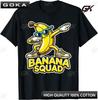 Banana Squad Funny Dabbing Banana Food  Dab Funky Fruit Printed GraphicTShirt Printed Graphic Round Short Sleeved Tops