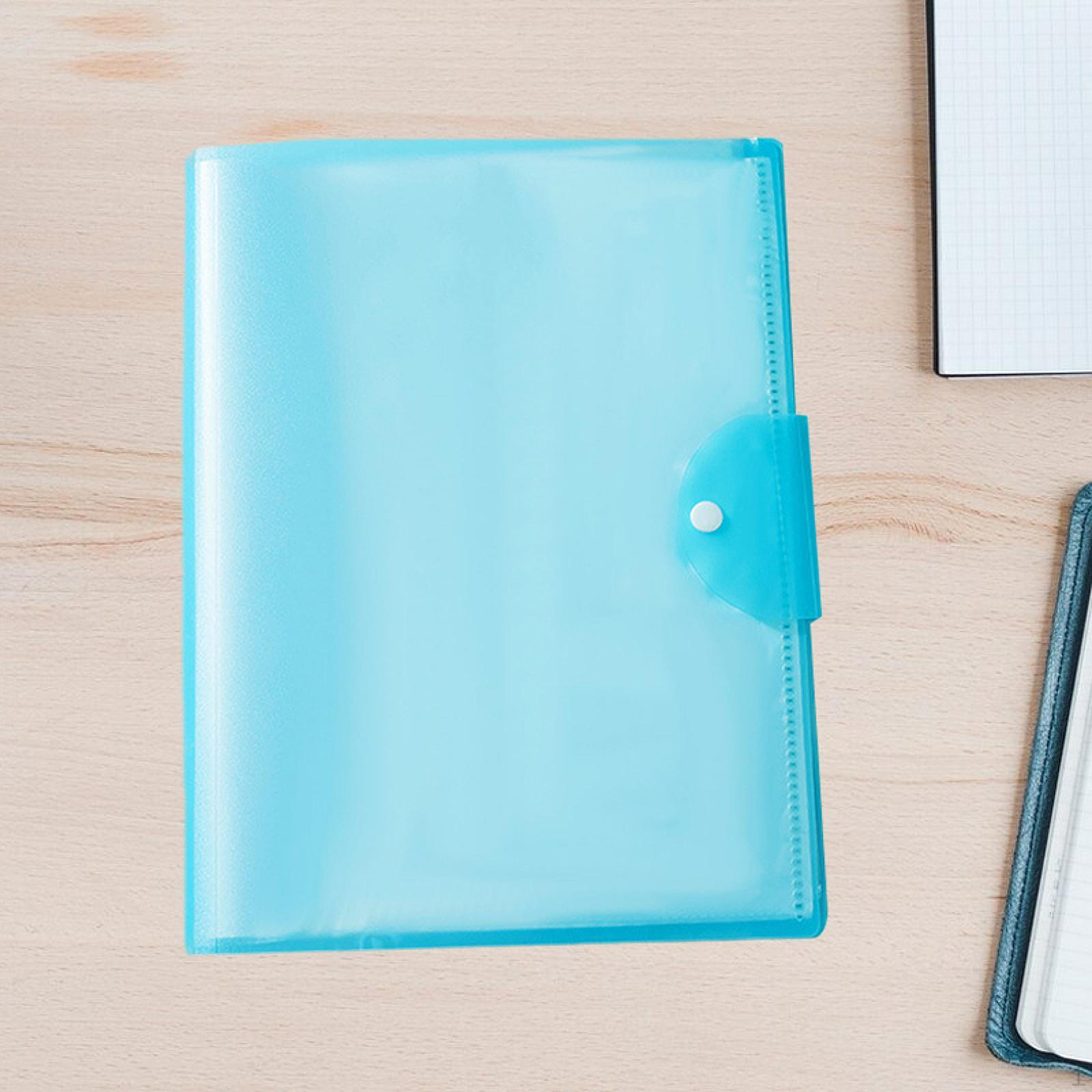 

Папка-регистратор формата А3, сумка для хранения документов, переносной органайзер, складной, большой емкости синий