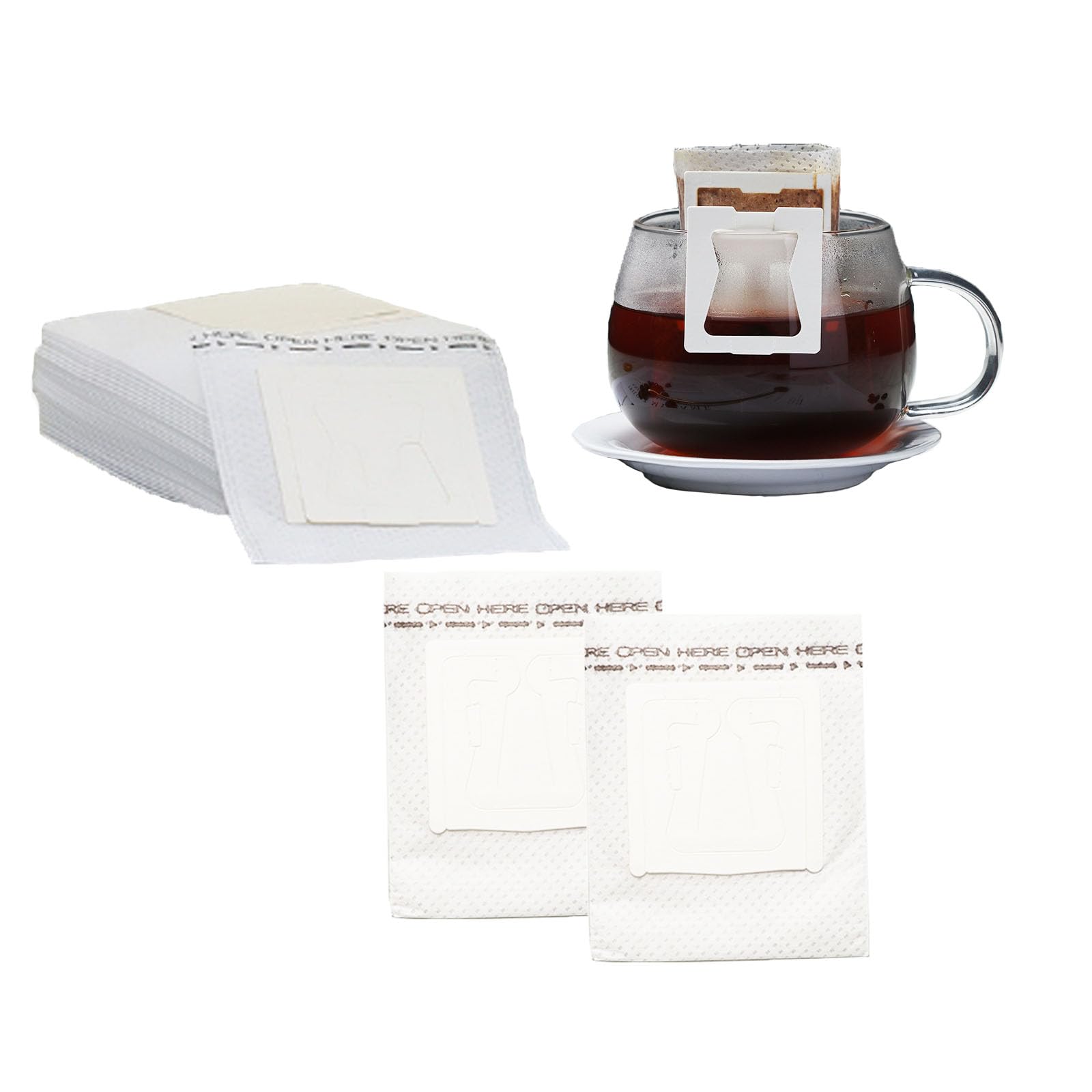

Portable drip coffee perfect for the or homemade Perfect for coffee antique or any Bulk pack of 100 filter filters, travel, office, coffee. shops,