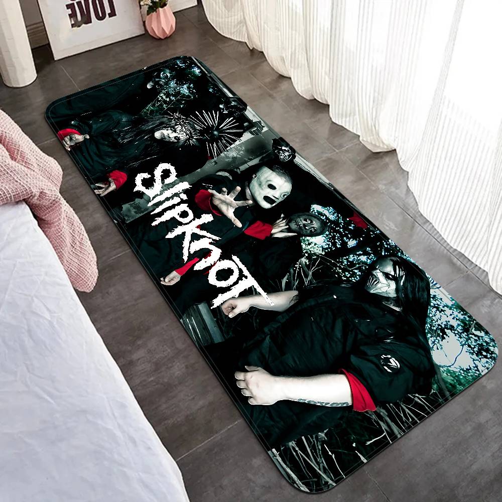S-Slipknots Rock Fußmatte Kinderzimmer Schlafzimmer Dekoration Balkon Anti-Rutsch-Fußmatte Wohnzimmer Fußmatte Teppich