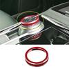 For Ford Edge 2019-2021 1PCS Ring Trim Red Console Driving Mode Button Aluminum