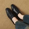 Fashion 2025 Spring New Soft Genuine Leather Women Heels Shoes Square Toe Comfortable Fashion Casual Low Heel Shoes Four Seasons Shoes