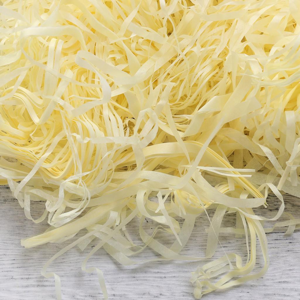 Happy Birthday Raffia Paper Filler for Gift Wrapping and Box Filling Confetti Shreds Natural Lafite Grass Silk Paper 20G/Bag