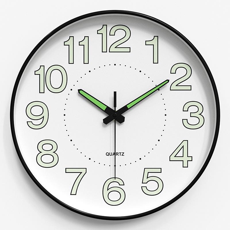 Luminous Wall Clock Silent Clocks Living Room Modern Luxury Large Quartz Watch Bedroom Creative Mechanical Watches Accessories