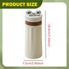 Water Bottle for Travel Leak Silicone with Portable Lid Suitable Office Camping Beach Hiking