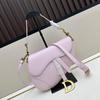 2026 Women's Trendy Palm Grain Shoulder & Crossbody Saddle Bag