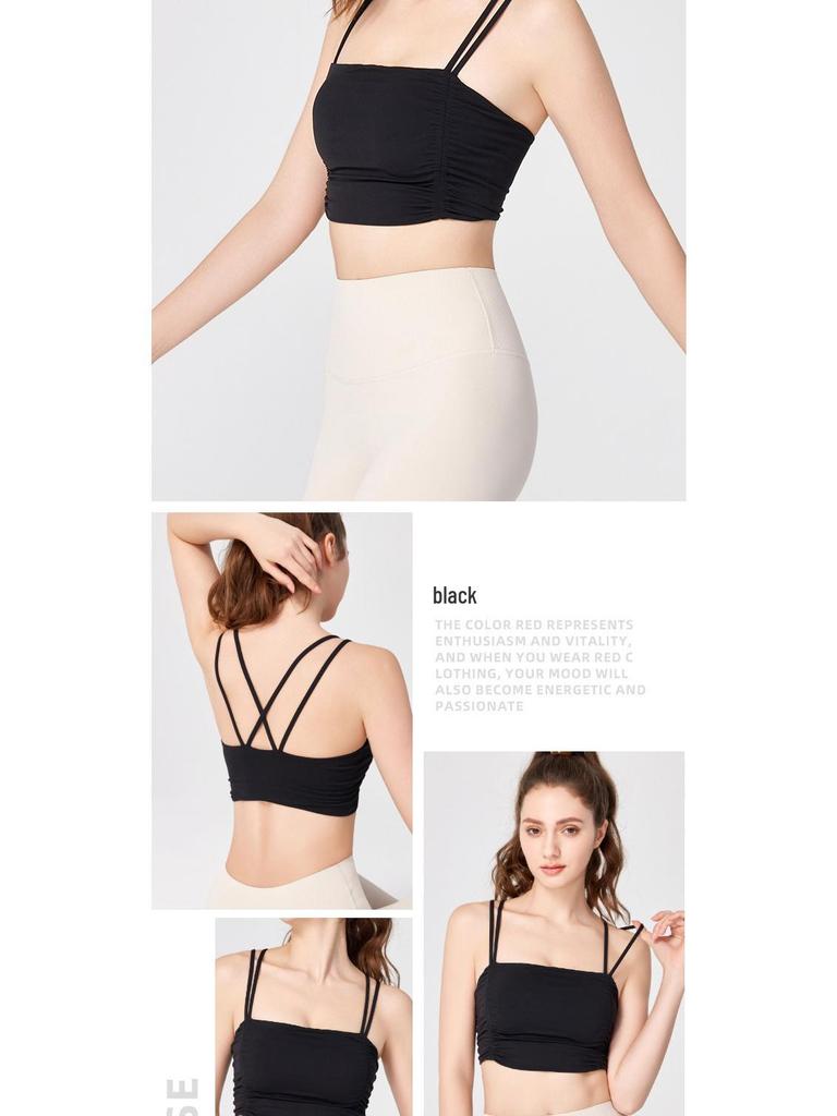 Damski Seksowny Biustonosz Sportowy - Profesjonalny Strój Fitness Jogi