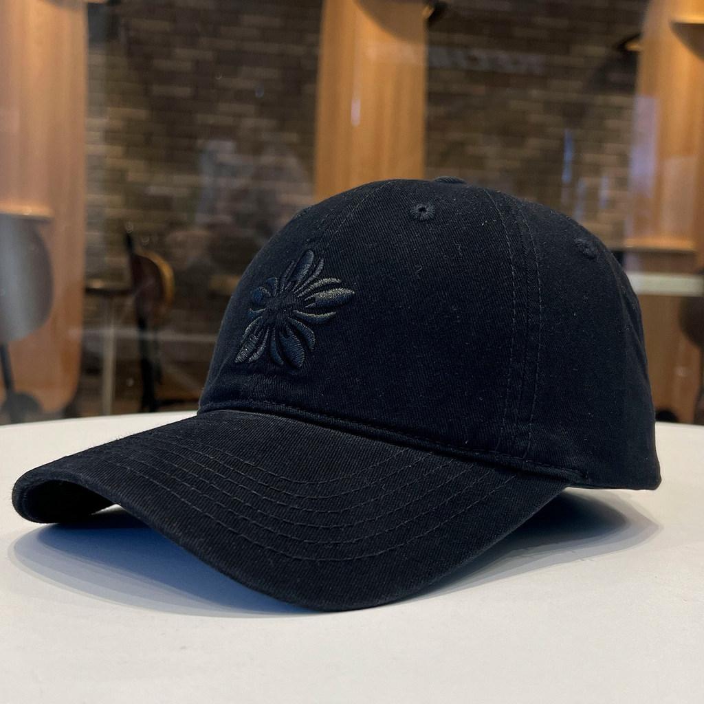 

Sunflower Embroidery Baseball Cap With Adjustable Fit For Streetwear Style