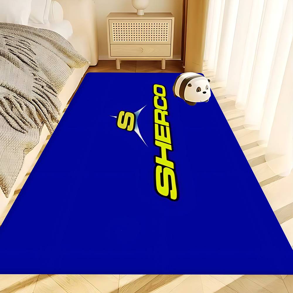 S-Sherco LOGO Kitchen Mat Cheaper Anti-slip Modern Living Room Balcony Printed Modern Home Decor