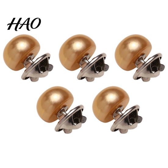 Multi Purpose Clothing Button 5PCS Pearl Buttons for Women, Invisible Anti-Exposure Safety Pins, No Cardigan Collar Clip Damage Iron Brooch