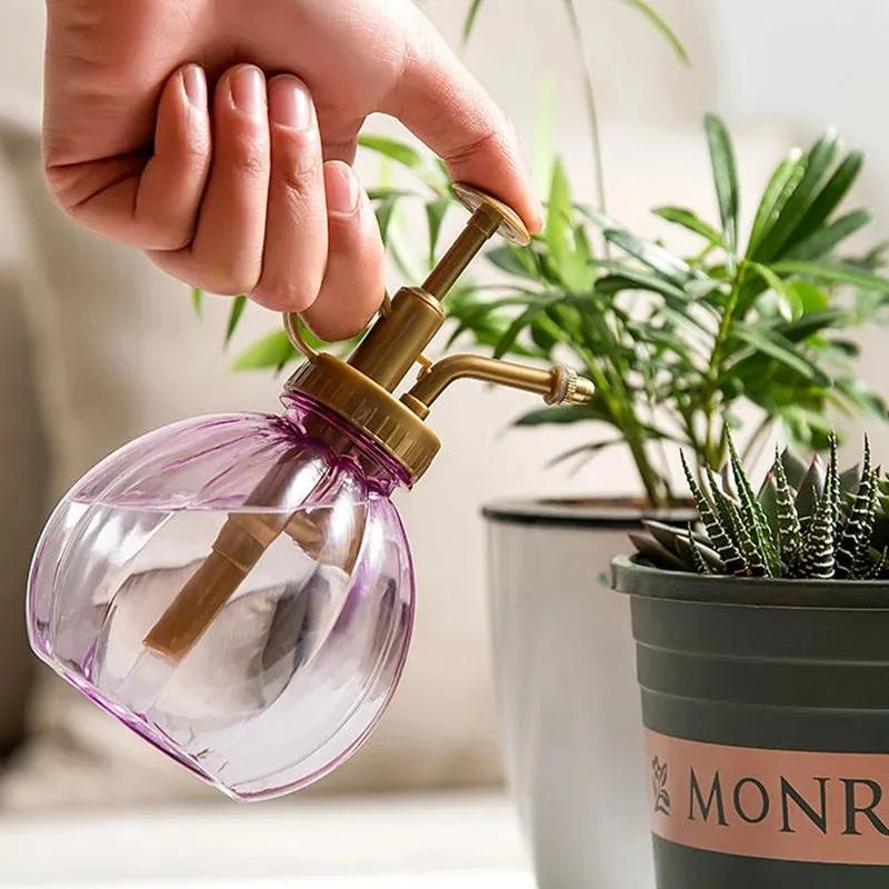 Neu 2025 1 Stück Schiff 350ML Pflanzenblumen-Bewässerungskanne Sprühflasche Sprüher Anzucht von Sukkulenten Kanne für Garten Kleine Gartengeräte Zubehör