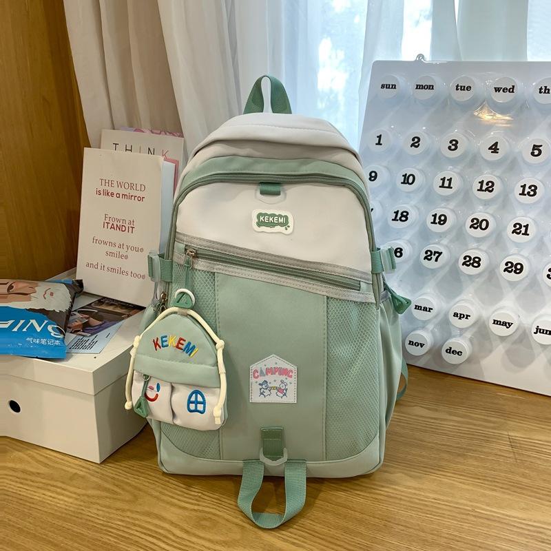 Backpack Women's Summer Korean Fashion High Capacity Lightweight High School Travel Backpack Tide.