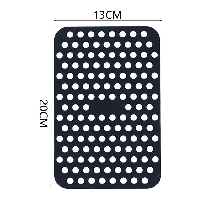Wiederverwendbare Air Fryer Liner, rund, quadratisch, antihaftbeschichtet, lebensmittelechtes Silikon, Korbmatten für Cosori Nuwave Dash, Kochküchenwerkzeug