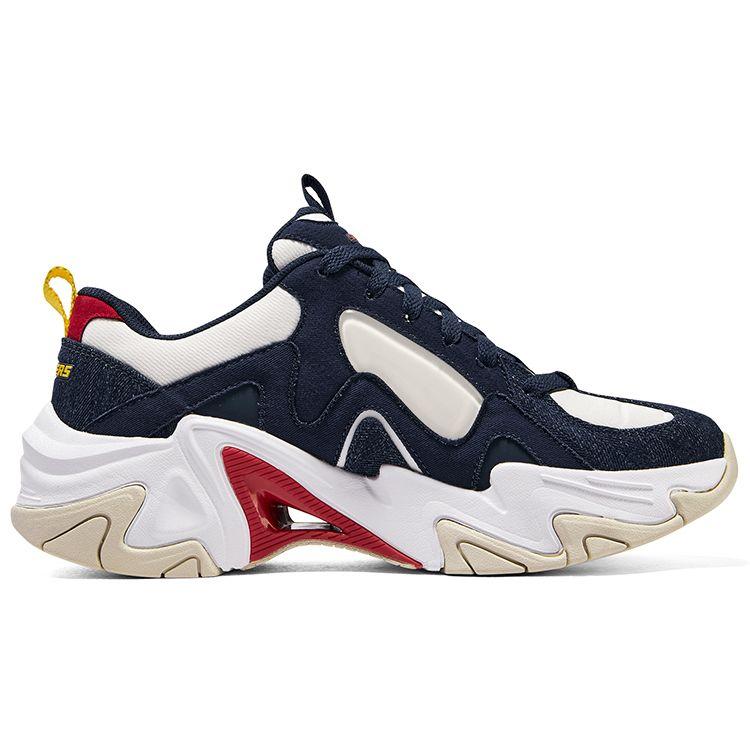 Skechers Stamina V3 Fabric Shock Absorbing Non-Slip Durable Supportive Lightweight Low-Top Dad Shoes Men sneaker 894209-NVRD
