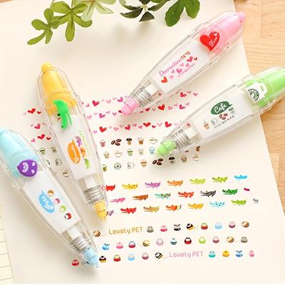 Colorful Design Adorable Kawaii Decorative Correction Tape 6mm4M Refillable