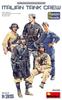 Miniart 1/35 Italian Tank Crew Head Resin Figures (5 Figures) Plastic Model MA35500 (Person)