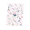 Red Koi Fish Goldfish 5D Nail Sticker Lettering 3D Stickers Chinese Nail Art Design Decal Nail Supplies