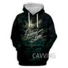 3D-tryck Parkway Drive Rock Hoodies Harajuku Hoodie Sweatshirts Toppar Kläder för Kvinnor/Män