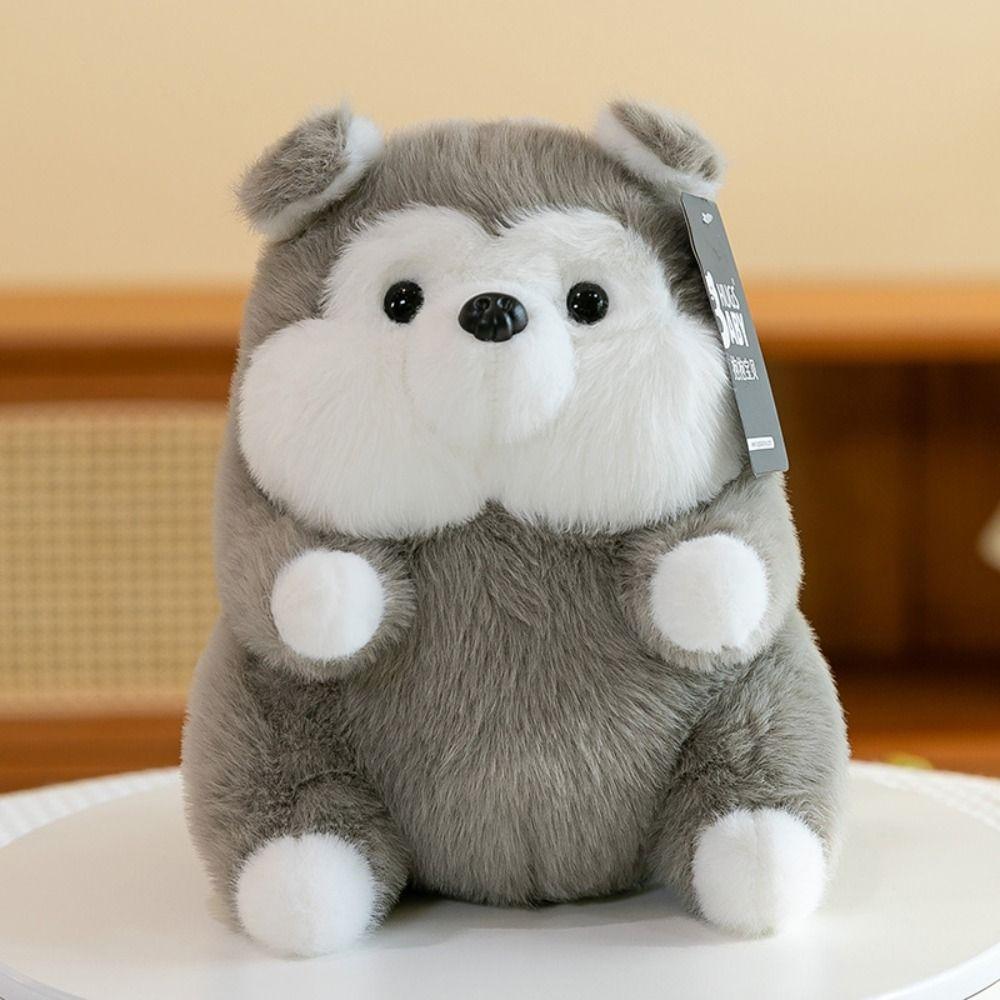 Corgi Simulation Dog Plush Toys Husky Puppy Plush Action Figure  Children Girls Boys