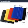 Felt Edge Squeegee Window Tinting Tool Car Vinyl Wrap Scraper Plastic Spatula Scratch Free Film DIY Squeegee Wallpaper Smoothing