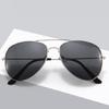 Elegant Metal Frame Pilot Sun Glasses Shatterproof PC Lens UV400 Sunproof Glasses For Women Men Driving And Cycling
