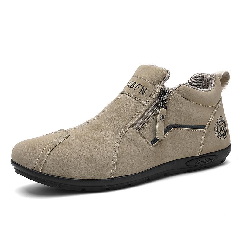 Light Luxury Bean Men's Shoes 2026 / Sports Leisure Running Chef Work Versatile Forrest Gump Trendy
