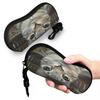Cat Looking Directly At You Shell Glasses Case Portable Sunglasses Box Women Men Soft Eyeglass Bag Pouch