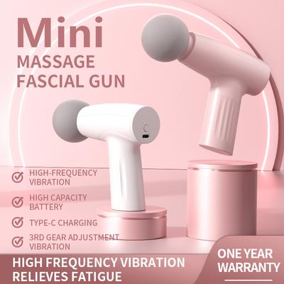 Mini Faszienmassagepistole Vibrationsmassagegerät Muskelentspannung Nacken- und Rückenkompressionsmassagegerät Tragbares Fitness