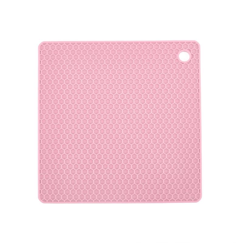 Multi-Function Silicone Honeycomb Table Mat - Non-Slip, Heat Resistant