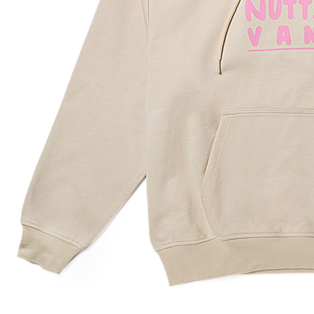 Vans X Asian Artist Collaboration Letter Print Hoodie Women Hoodie Oatmeal VN000H0E2N1