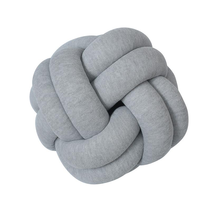 Modern Minimalist Wool Knit Round Throw Pillow For Living Room Decor
