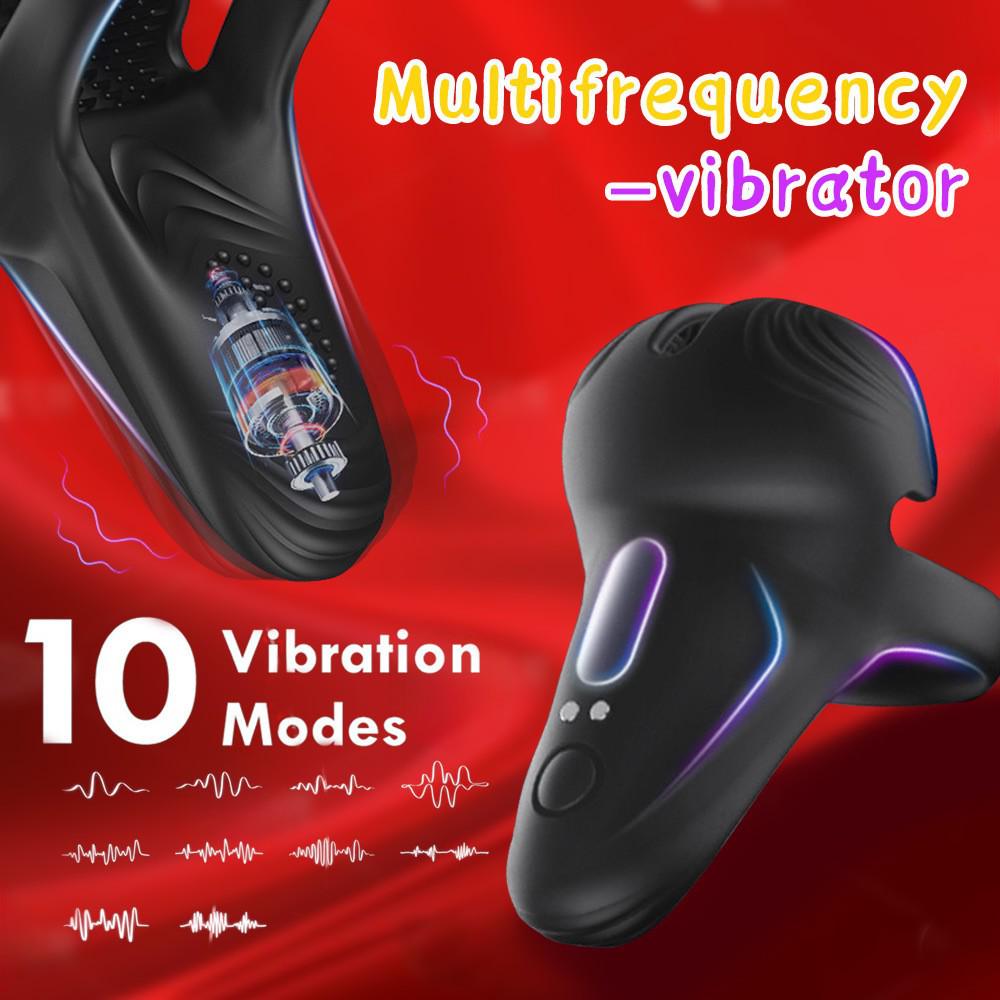 Perona Remote Control Wearable Vibrating C-ring Egg Massager