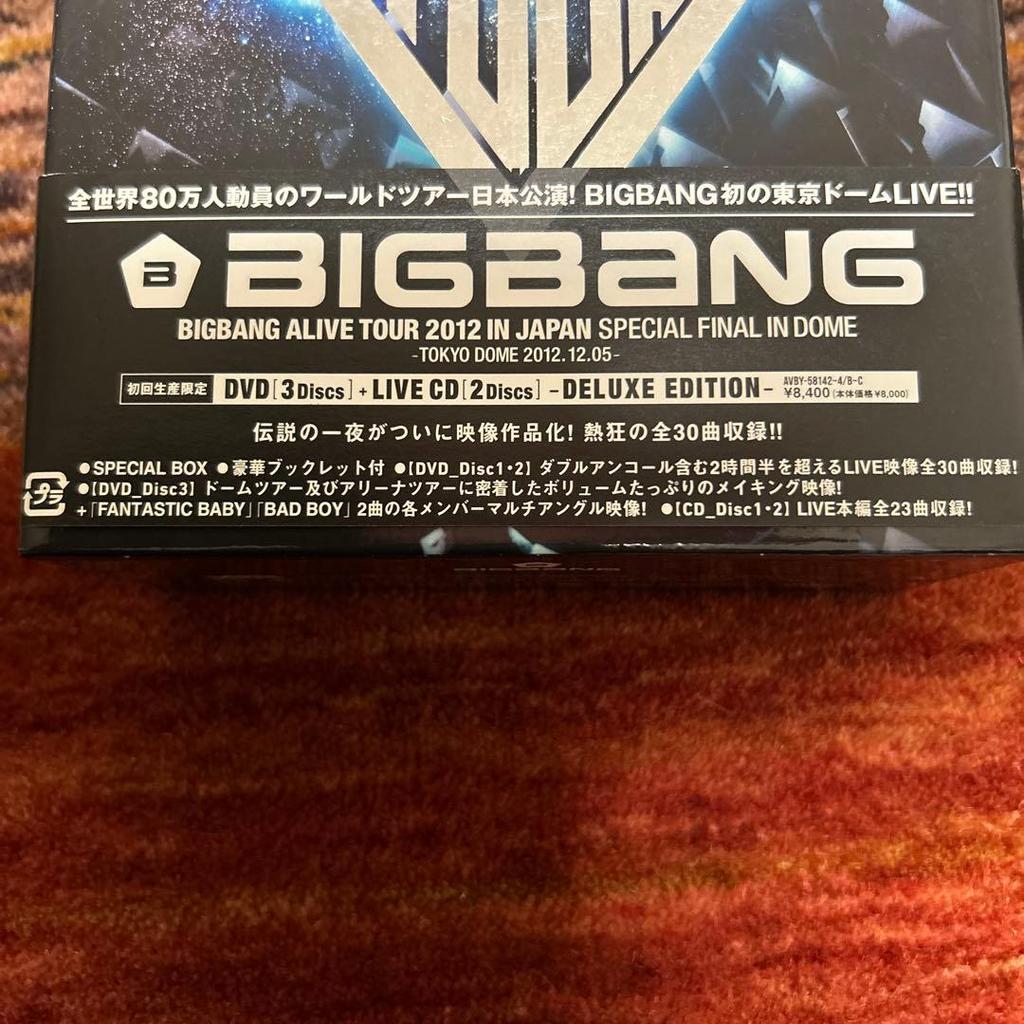 [USED] BIGBANG DVD ALIVETOUR IN JAPAN First Limited Edition Final Price Lower