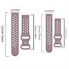 20/22mm Kleurrijk Siliconen Band met Vlindergesp in Achtvorm voor Huawei Watch GT5/Watch7, Ademend Zweetbestendig
