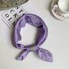 Fashion small polka dot simulation silk printing silk scarf high-end shawl sunscreen neck 70 square scarf women's sunscreen headscarf