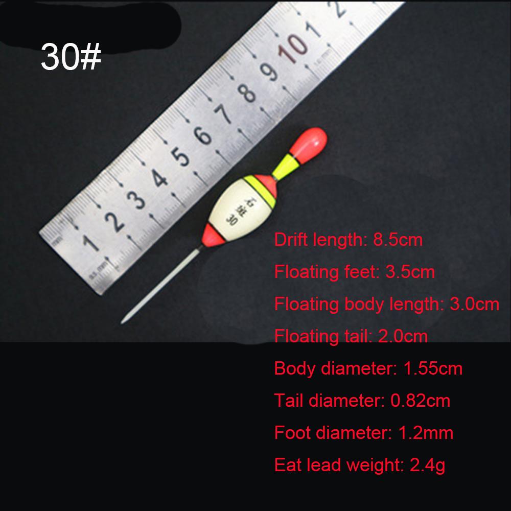 

Новые портативные привлекательные поплавки для рыбалки из бальсового дерева с толстым хвостом Бальсовый поплавок деревянный 30