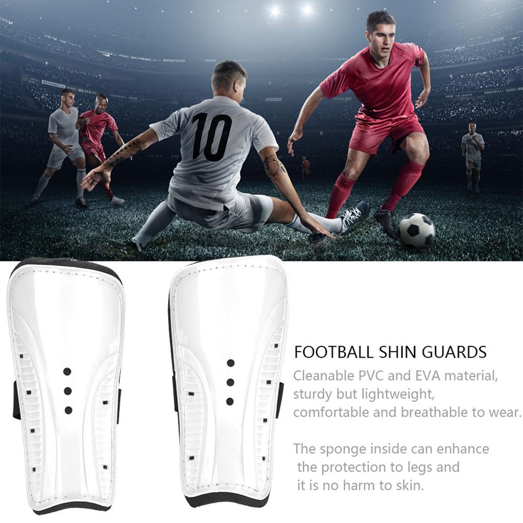 1 Paar Erwachsener Kind Fußball Sport Schienbeinschoner Fußball Schienbeinschoner Beinschutz Weiß